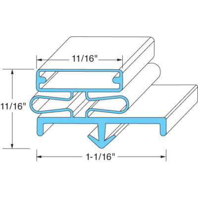 DOOR GASKET 23 1/2'' X 26 1/2''