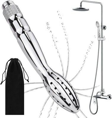Metal Shower Cleaner Enema Douche System, Handheld Water Shower Nozzle Anal Rins