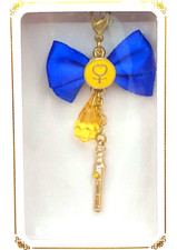 Sailor Moon, Uranus Ribbon Charm bow Cell Phone Accessory purse bag clip jewelry