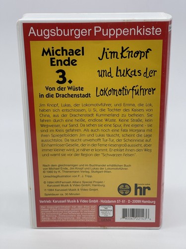 Jim Knopf und Lukas der Lokomotivführer Folge 1 - 4 VHS Augsburger Puppenkiste - Bild 9 von 13