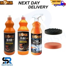 ROAR POLISHING STARTER KIT - WAX - COMPOUND - POLISH 730,610+,620, 610CF, 620PF