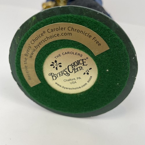 Vintage Byers Choice Carolers-Man Selling Bells 2008 Christmas Winter - Picture 11 of 12