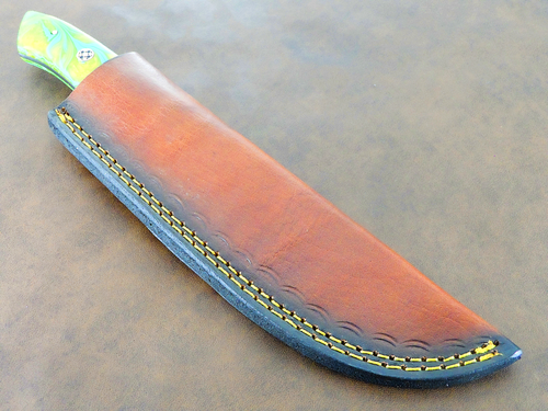 Custom Handmade Forged Damascus 10"inch Chef Knife For Kitchen , Raisin Handle - 第 10/11 張圖片