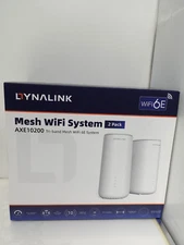 Dynalink AXE10200 Tri-Band WiFi 6E Whole Home Mesh System 2 Pack