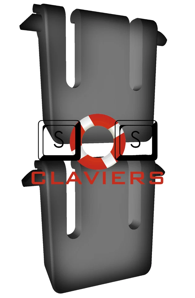 Drevo Blademaster SE Keyboard Spare Replacement Leg Stall Foot Feet Set - Image 3 of 4