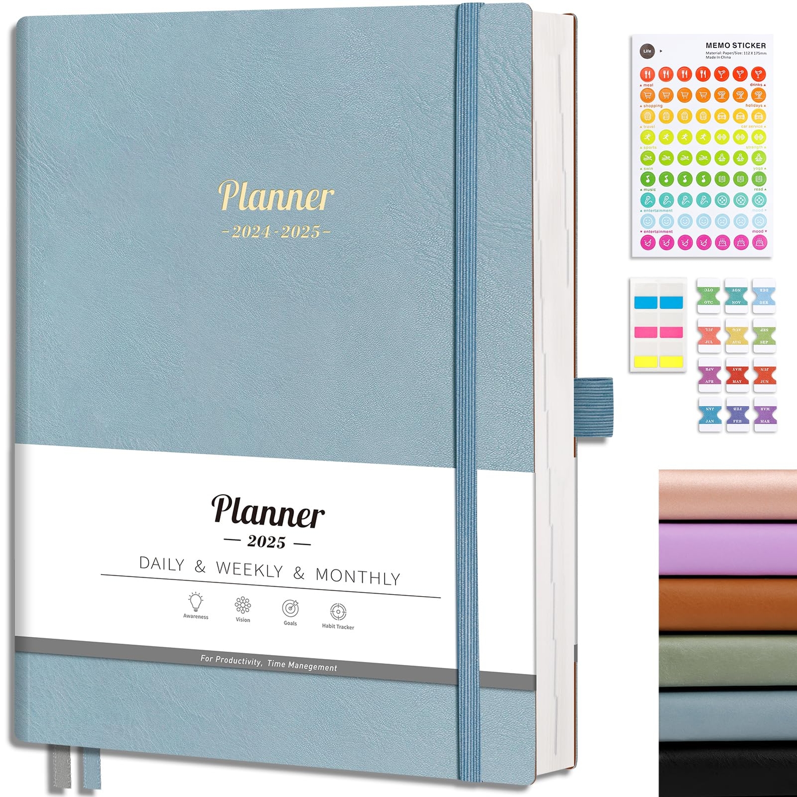 AHGXG 2025 Planner Weekly and Monthly Planner 2025-2026 Calendar Planner 15-M...