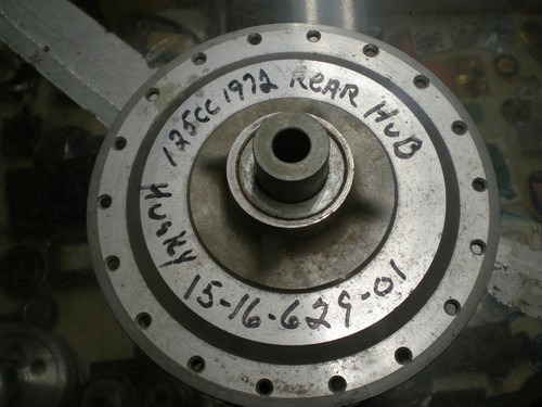 HUSQVARNA NOS. 1972 75 125CC REAR HUBS 9bolt - 第 1/4 張圖片