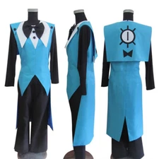 Gravity Falls Bill Ciphe Blue Cosplay Costume set Costomize&
