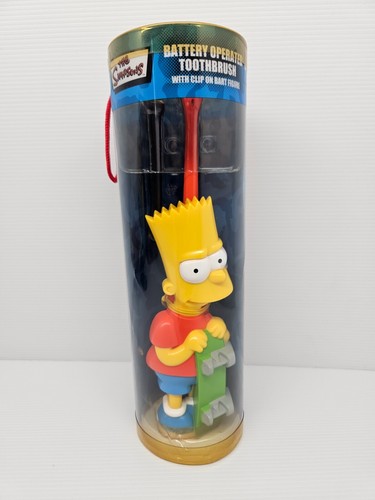 Bart Simpson Battery Operated Tooth Brush RARE Unopened Sealed - Foto 3 di 4