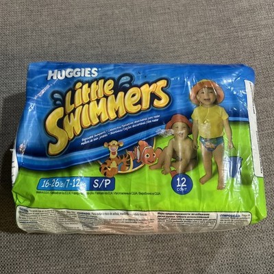 huggies little swimmers 12 disposable swimpants 16 to 26 pounds