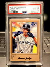 2017 Topps Gallery Aaron Judge Canvas Rookie #117 