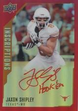 Jaxon Shipley 2015 Upper Deck Inscription Autograph 