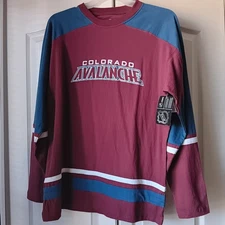 Vintage Colorado Avalanche Large Koho Jersey MIC Canada NWT