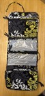 Vera Bradley Hanging Travel Organizer Toiletry Bag Baroque Black Yellow Quilted — photo 3