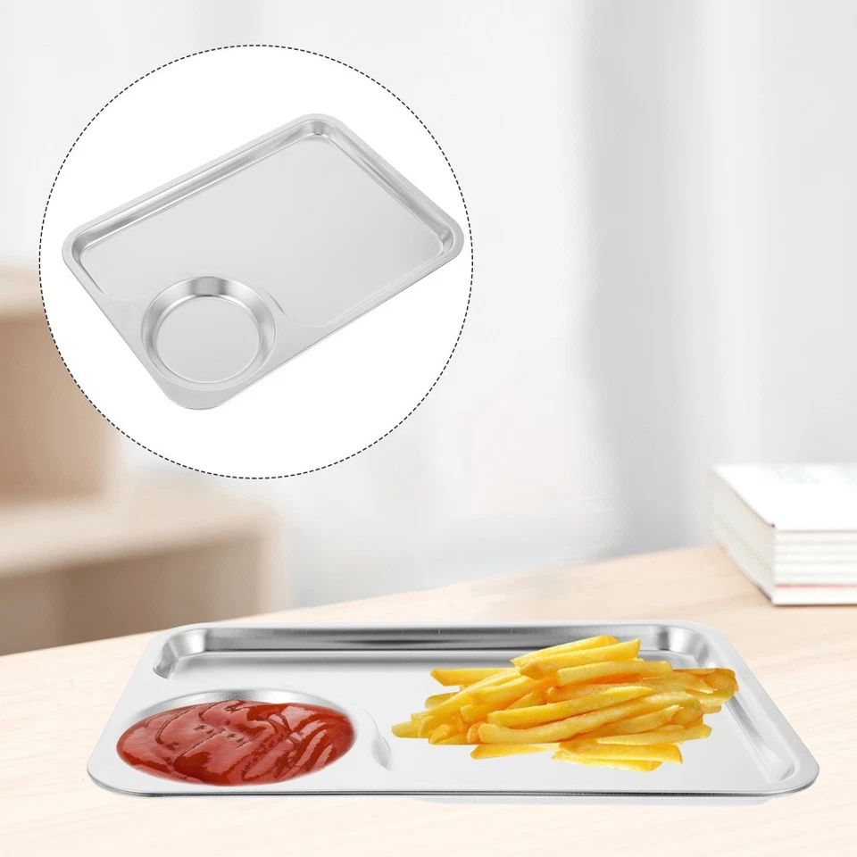  Pommes Halter Dessert Teller Snackhalter Snackteller Aus Edelstahl - Bild 4 von 4