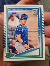 2025 PANINI DONRUSS DAULTON RUSHING #125 RATED PROSPECT Baseball CARD DODGERS