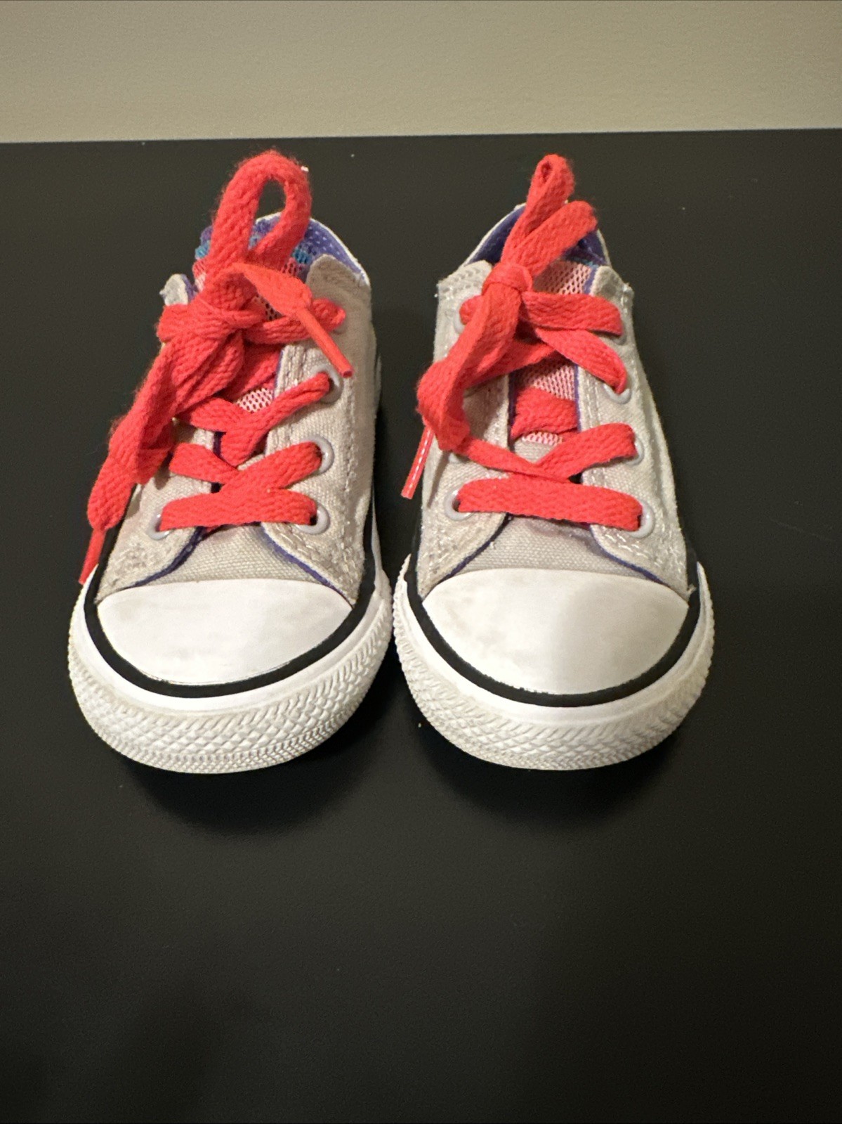 Converse Chuck Taylor All Star City Party Girl's Size 6 Skate Shoes Gray Pink thumbnail 2
