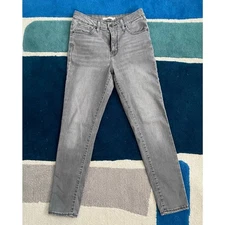 Levi's 721 Women's High Rise Skinny Jeans Grey 29x28