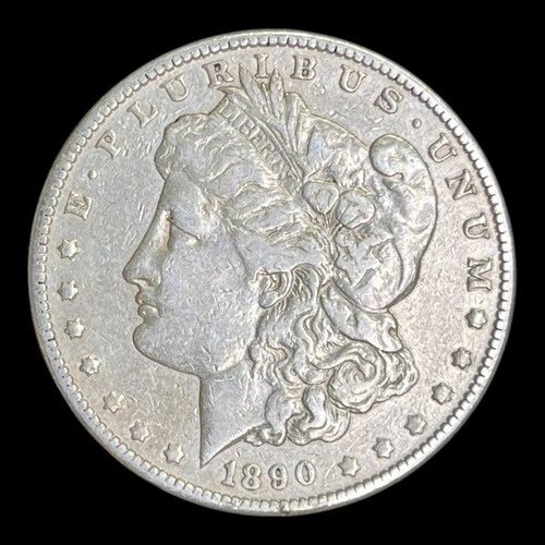 1890 Morgan Silver Dollar, XF