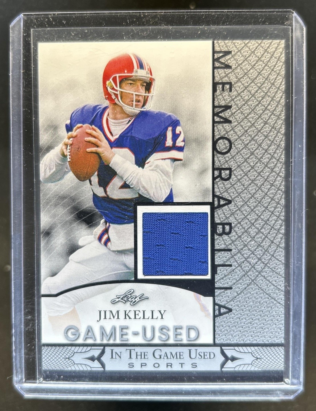 2024 Leaf In the Game Used Jim Kelly Game-Used Memorabilia Jersey #GUM-61 view 1