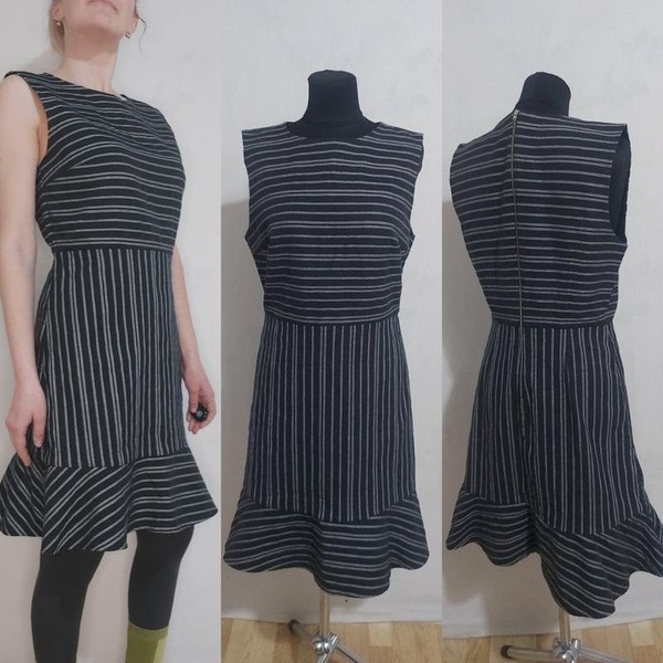 Women & Other Stories Dress Black Cotton 36 #3IC2