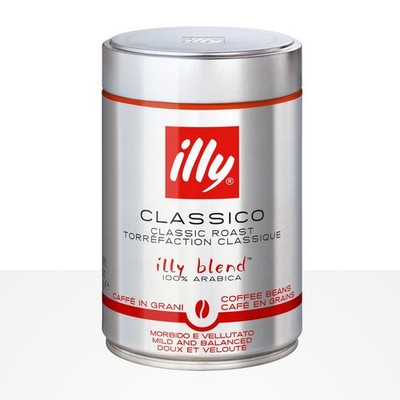 illy Espressobohnen Classico Normale Röstung - 250g Kaffeebohnen, 100% Arabica
