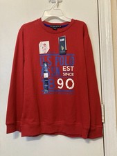    NWT US Polo Assn Boys Sweatshirt Large 10-12 Husky French Terry Red