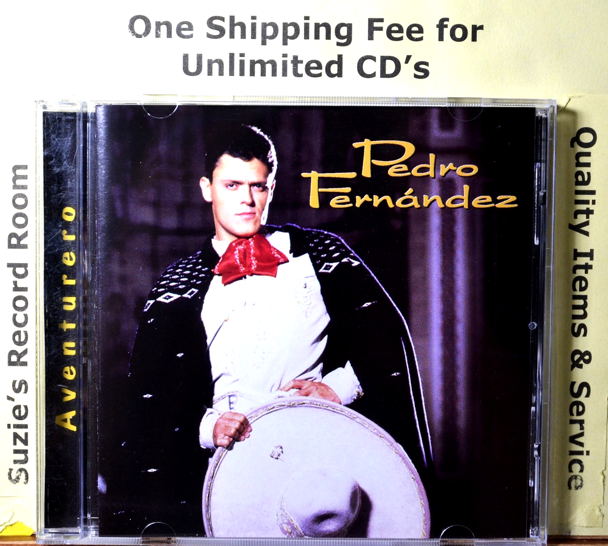 CD Pedro Fernandez Aventurero LIKE NEW Latin Pop Mexican -Check
