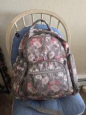 Banana Fish Studio Backpack Diaper Bag Gray Insulated Pockets Adjustable Straps