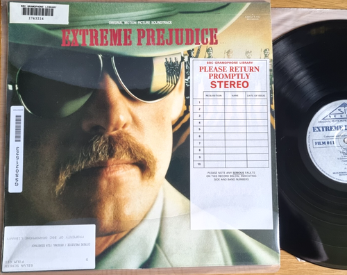Jerry Goldsmith – Extreme Prejudice OST 1987 LP Silva Screen Records