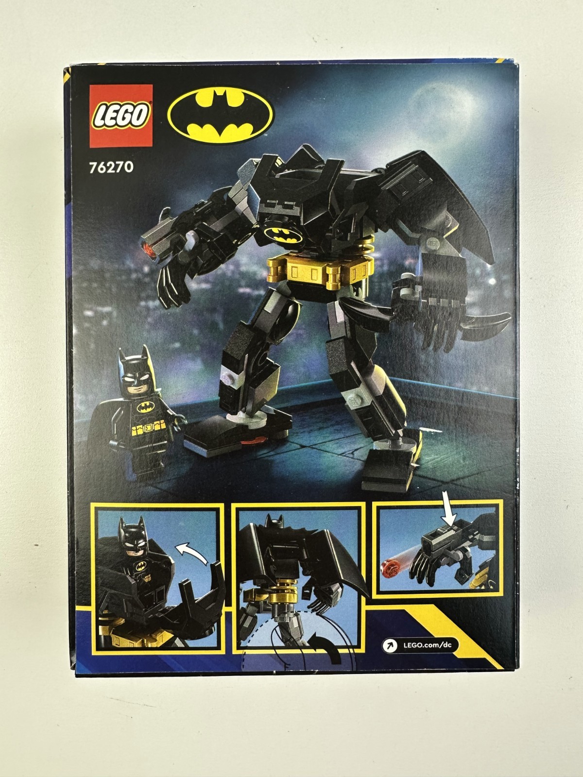 LEGO DC Batman Mech Armor Buildable Superhero Robot Set For Kids Age 6+