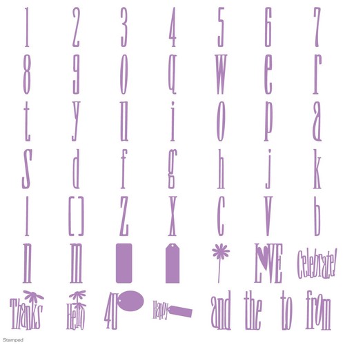 Cricut Stamped Cartridge