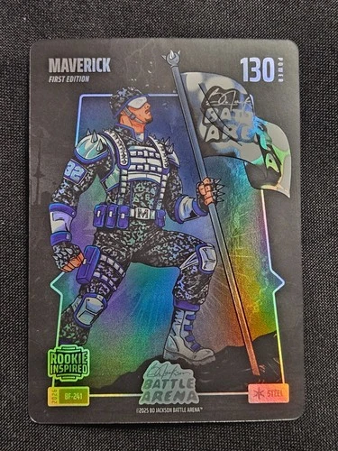 2026 Bo Jackson Battle Arena Maverick Steel Battlefoil Rookie Cooper Flagg