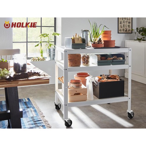HOLKIE Ruote per Ruote 3 Pollici Senza Stelo Freno 3/8" -16x 1-1/2", Nero-4Pack  - Foto 7 di 9