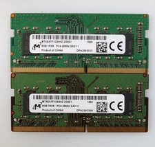 Lot 2x 8GB 16GB Micron MTA8ATF1G64HZ-2G6E1 PC4-2666V DDR4 SODIMM Laptop Memory