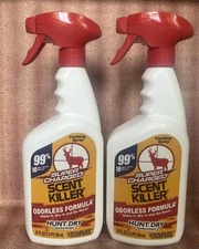 2- Wildlife Research Scent Killer Super Charged Clothing Spray 24 Fl Oz Ea.