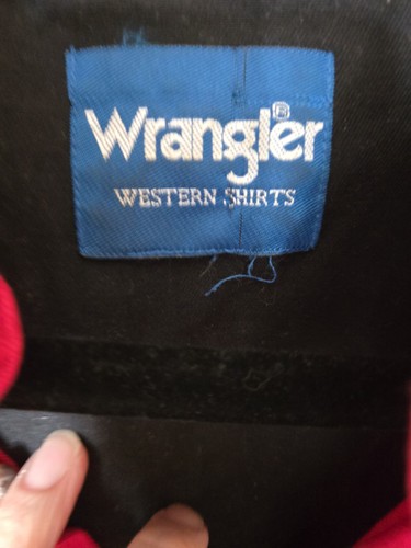 Wrangler Dodge Ram Rodeo Shirt Mens Size XL 2x Red Black Color Block Button Down - Picture 5 of 12