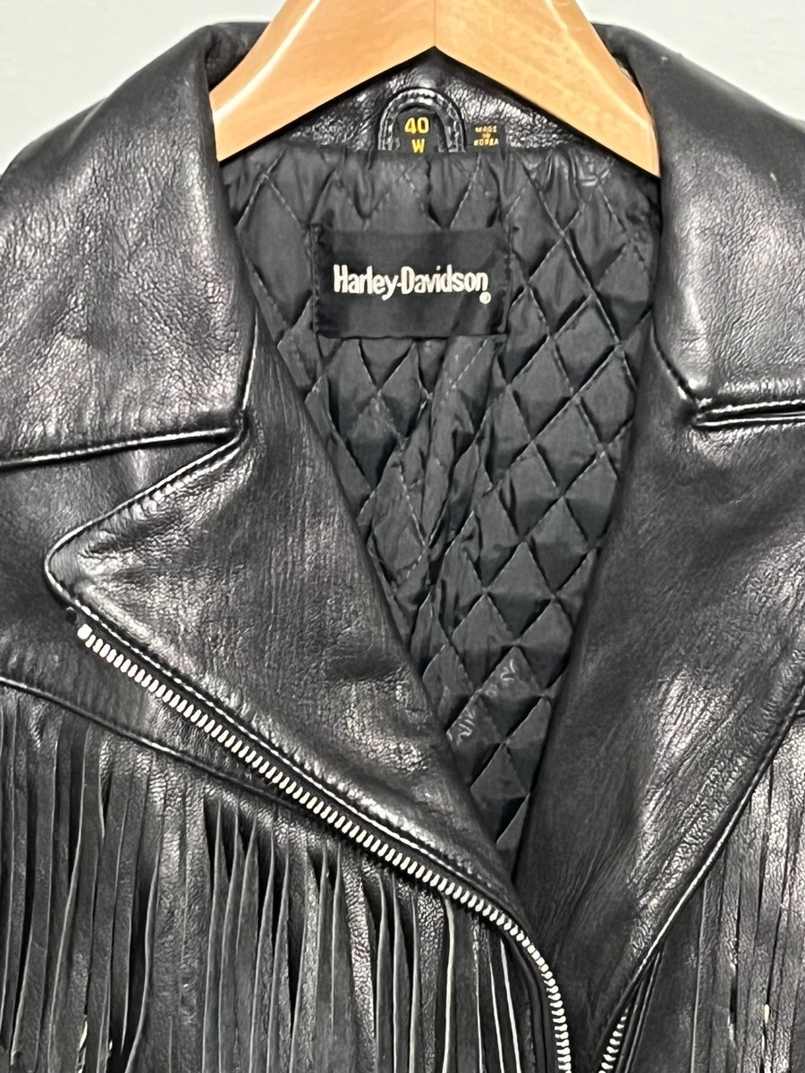 ジャケット・アウター HARLEY DAVIDSON LEATHER conchoTee size L Complete Set Woman's Harley Davidson SZ L Leather Jacket
