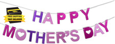 Happy Mother'S Day Banner Mom Banner Happy Mothers Day Garland Happy Mothers Day