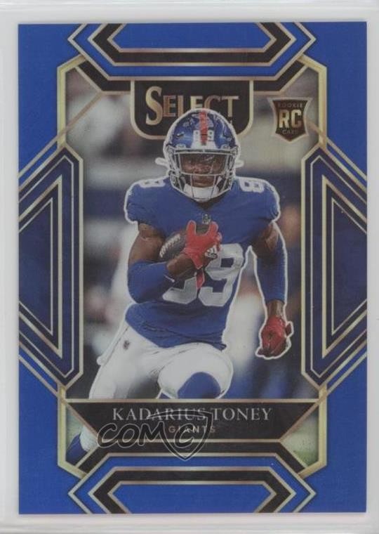 2021 Panini Select Club Level Blue Prizm 4/99 Kadarius Toney #252 2ng