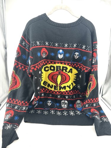 G.I. Suéter de vacaciones Joe Cobra Enemy Feo Navidad Destro - Imagen 5 de 9