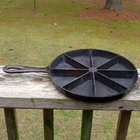 Vintage Birmingham BSR Cast Iron 8 Section CORNBREAD SKILLET FRY PAN Pat Pending