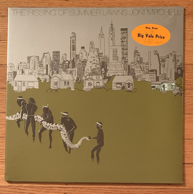 Joni Mitchell The Hissing Of Summer Lawns sealed 1975 vinyl 1st press embossed