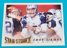 1995 Score #215 Troy Aikman Dallas Cowboys FOOTBALL Card Q6