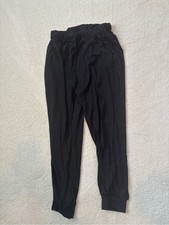 Women s Black Jogger Pants - Casual Elastic Waist