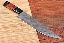 Custom Hand Made CHEF KNIFE Kitchen Knives / Hand Forged Damascus Steel 1564