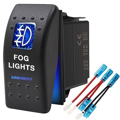 Rear Lights Waterproof Rocker Switch Toggle - ON/Off Style: Rear Lights