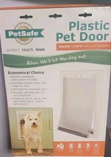 PetSafe Plastic Pet Door Medium - 1-40 lbs. 8 1/8" x 12 1/4" flap opening
