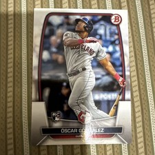 oscar gonzalez 2023 bowman cleveland guardians rookie