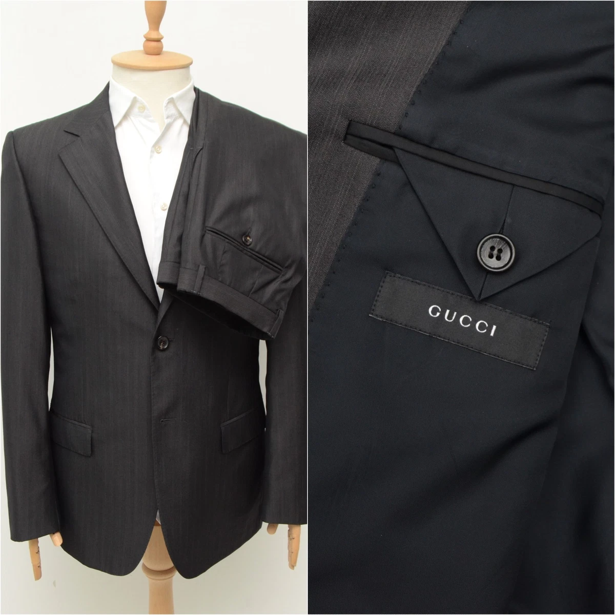 H6977◾️グッチ　リネン×コットン　２釦スーツ Gucci Two-Button Silk Suits & Blazers for Men for sale | eBay